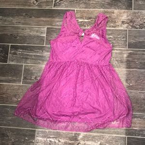 Purple Lace Dress